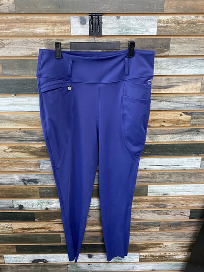 USED Dapplebay Full Seat Tights 38 Purple