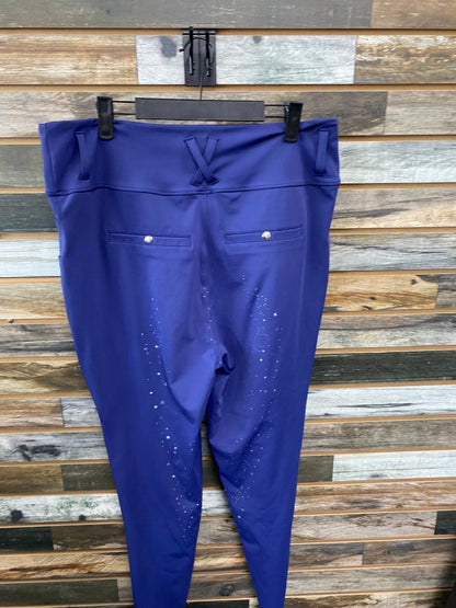 USED Dapplebay Full Seat Tights 38 Purple