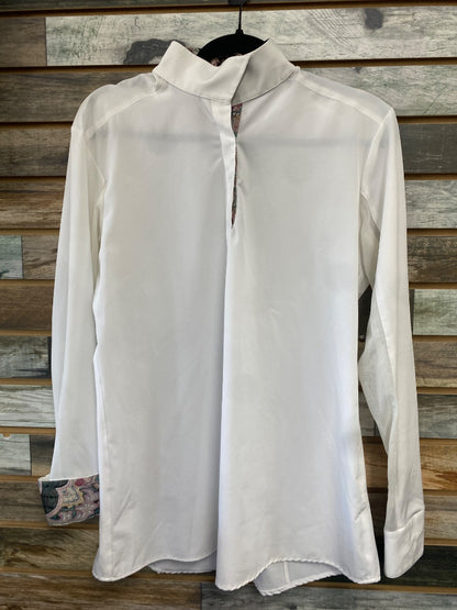 USED RJ Classics Ladies Show Shirt XL White