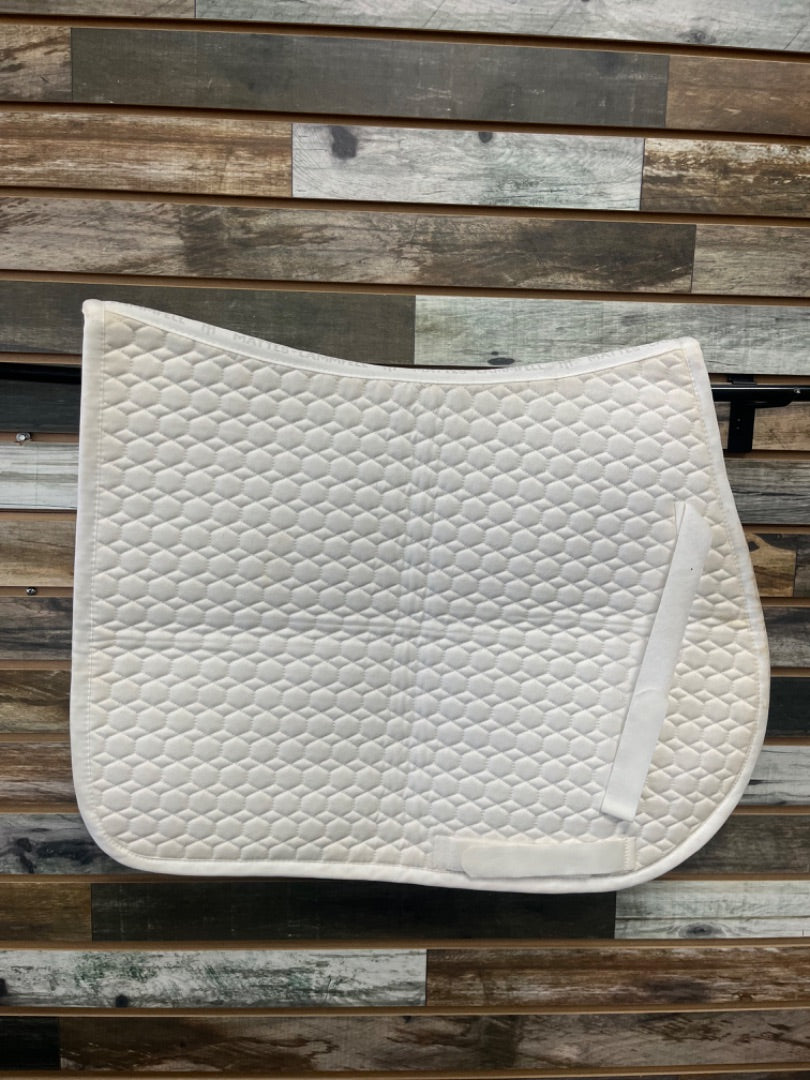 USED Mattes Dressage or Jumping Pad Pony/Cob White