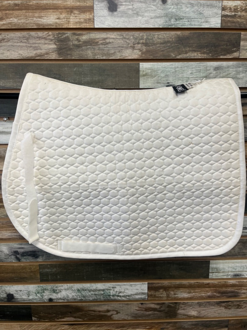 USED Mattes Dressage or Jumping Pad Pony/Cob White