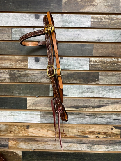 USED Billy Cook Western All Around Saddle 17” Tan/Dark Oil