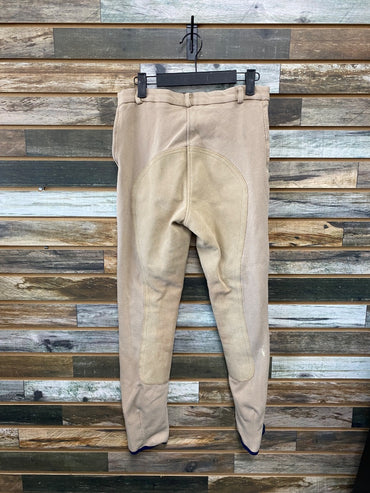 USED Millers Ladies English Breeches Full Seat 30L Tan