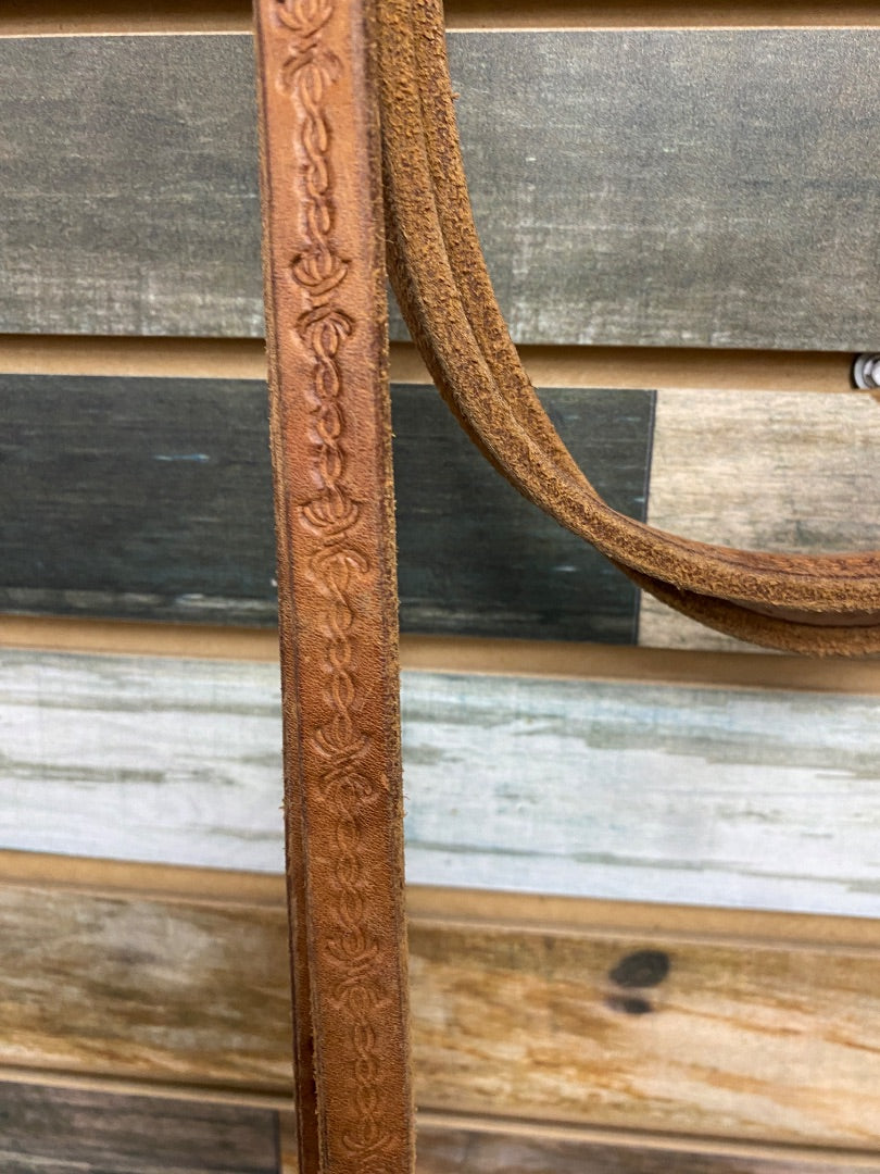 USED Weaver Western Split Reins Horse Light Oil