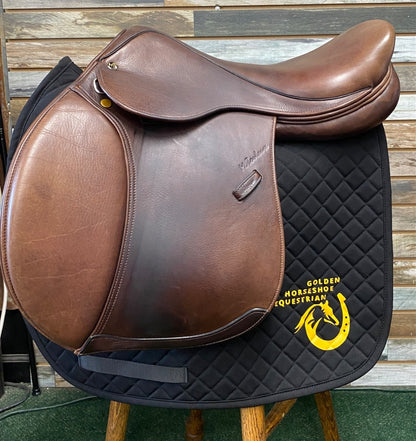 USED M. Toulouse Jump Saddle 17.5" Brown