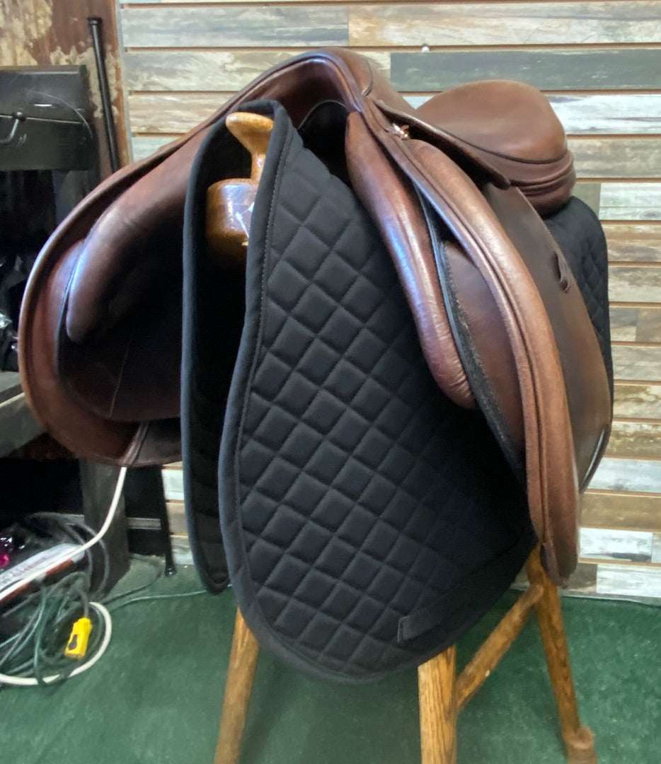 USED M. Toulouse Jump Saddle 17.5" Brown