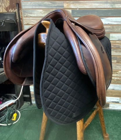 USED M. Toulouse Jump Saddle 17.5" Brown