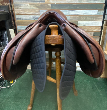 USED M. Toulouse Jump Saddle 17.5" Brown