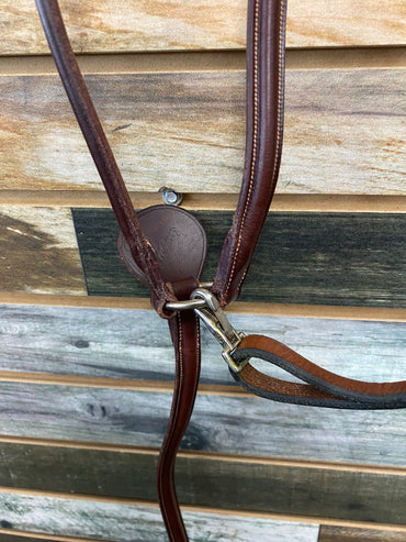 USED H. Dobbs English 3 Point Standing Martingale Horse Chestnut