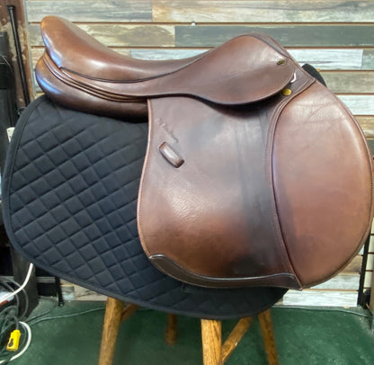 USED M. Toulouse Jump Saddle 17.5" Brown