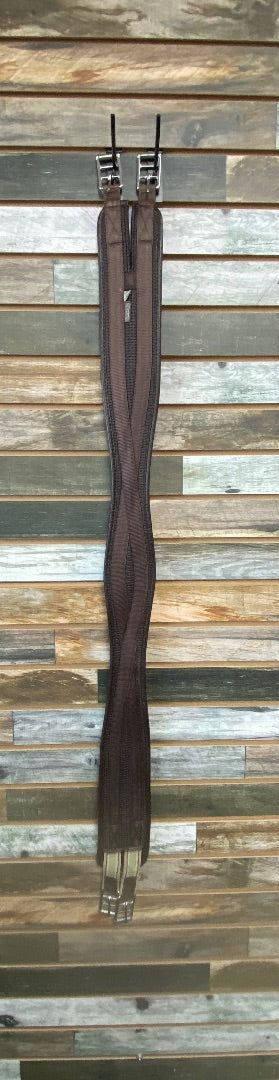 USED Ovation One-Side Elastic Leather Girth 52" Brown