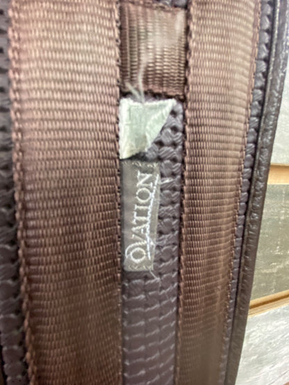 USED Ovation One-Side Elastic Leather Girth 52" Brown
