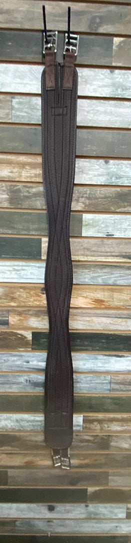 USED Ovation One-Side Elastic Leather Girth 52" Brown