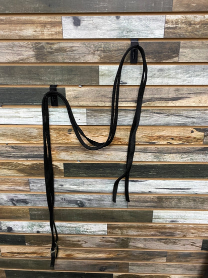 USED No Brand Nylon Split Reins  Black
