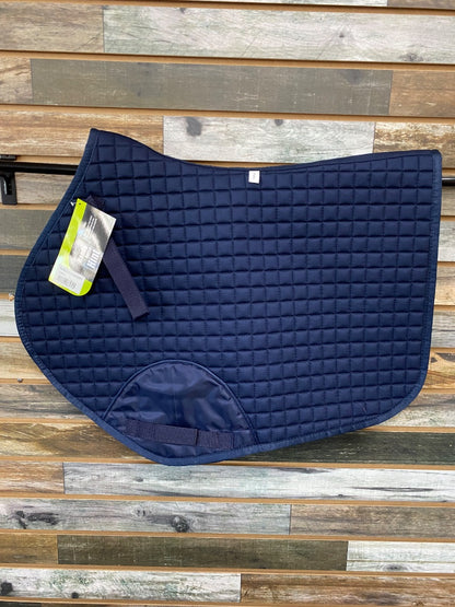 USED Roma English Saddle Pads Full Navy Blue