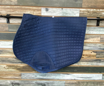 USED Roma Quilted Saddle Pad Full Navy