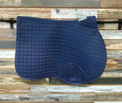 USED Roma Quilted Saddle Pad Full Navy