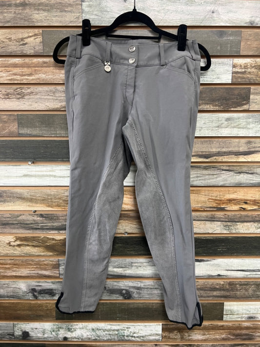 USED Pikeur Fullseat Suede Breeches 40R Light Grey