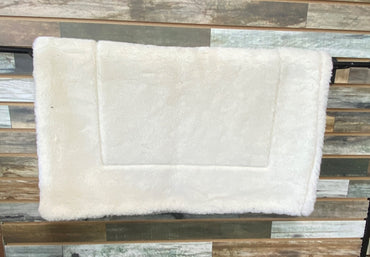 USED  Western Fleece Pad 30"x32" White