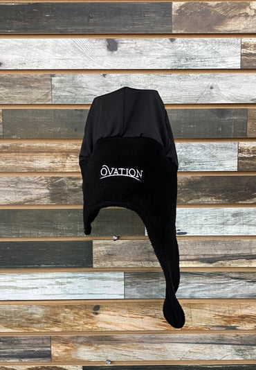 USED Ovation Fleece Helmet Cover  Black