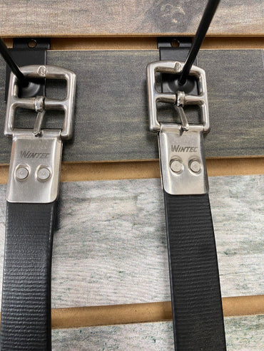 USED Wintec English Stirrup leathers 63" Black