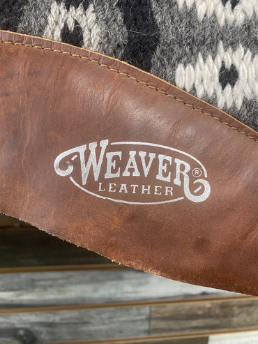 USED Weaver Synergy Airflex Western Wool Pad 30” x 28” Black/Grey