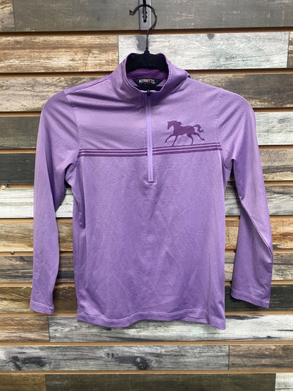 USED Kerrits Youth English Riding tops Medium Purple