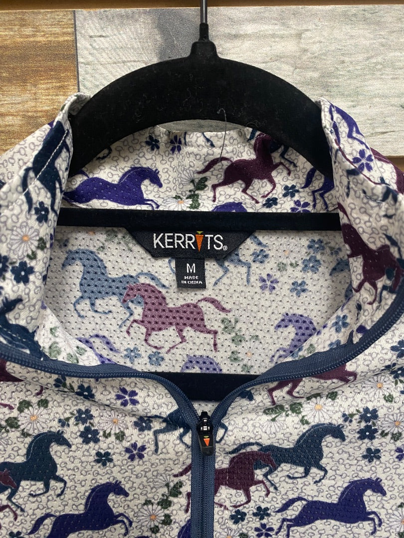 USED Kerrits Youth English Riding tops Medium Horses Running