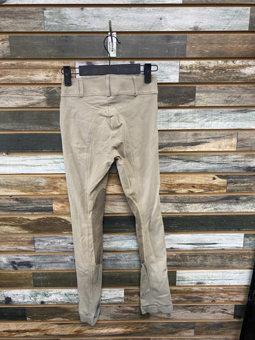 USED Tailored Sportsman Youth English Breeches 14 Tan