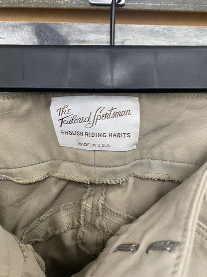 USED Tailored Sportsman Youth English Breeches 14 Tan