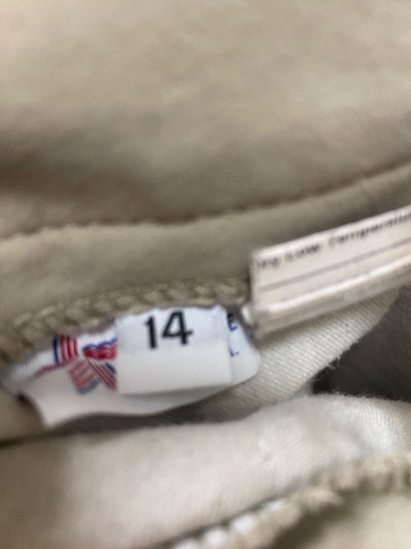 USED Tailored Sportsman Youth English Breeches 14 Tan