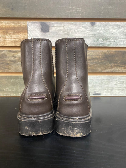USED Tuffrider Youth Paddock Boots 13 Brown