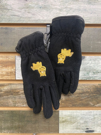 USED Equistar Youth Fleece Gloves  Black