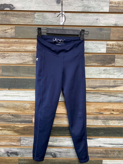 USED Piper By Smartpak Youth English Breeches Medium Navy