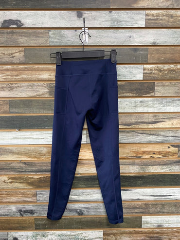 USED Piper By Smartpak Youth English Breeches Large Navy