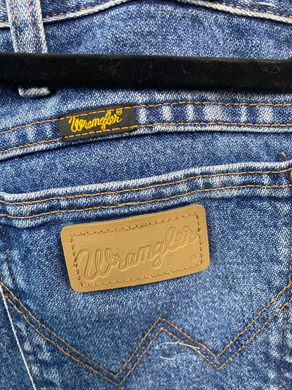 USED Wrangler Straight Leg 36x32 Blue Wash