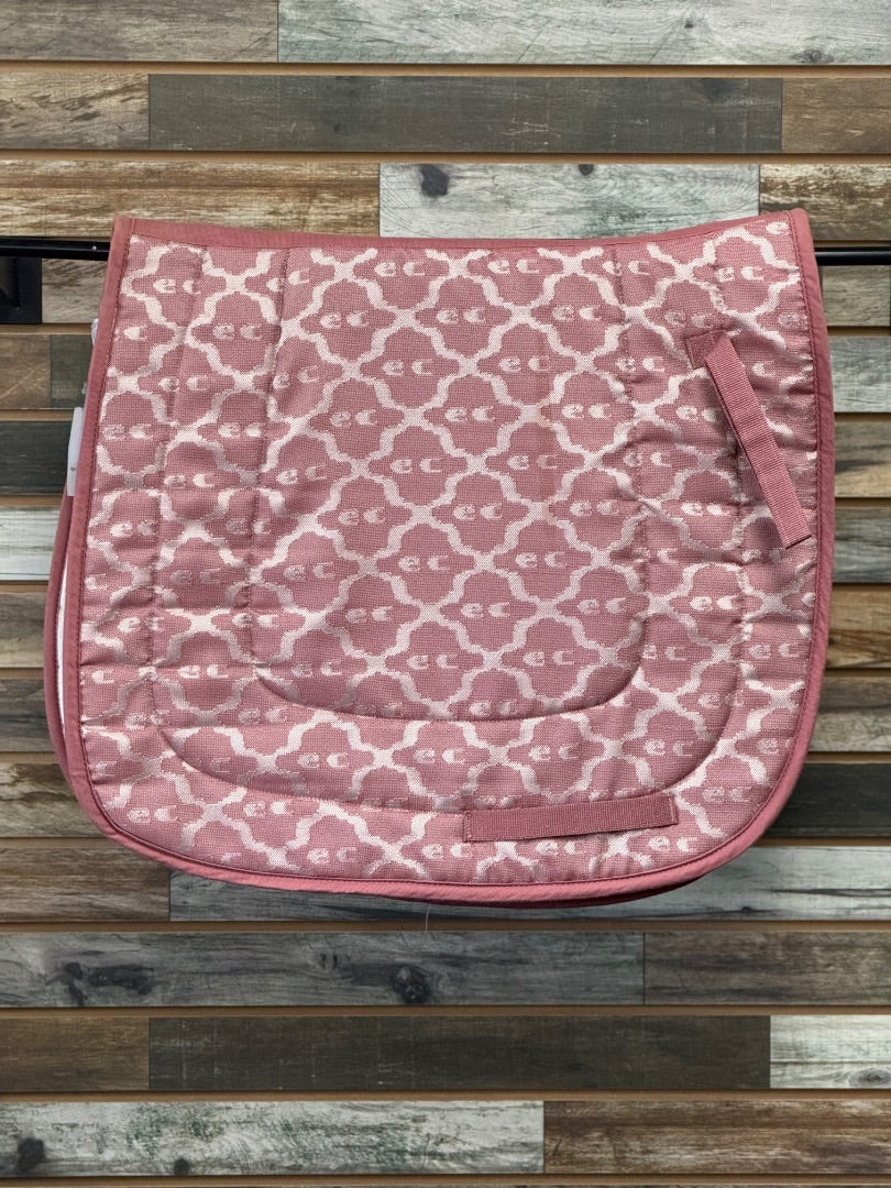 USED Equine Couture Dressage Pad Horse Dusty Rose
