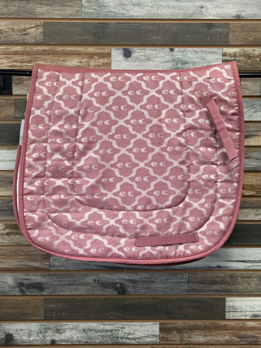 USED Equine Couture Dressage Pad Horse Dusty Rose
