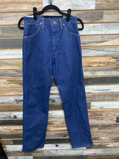 USED Wrangler Slim Fit Straight Leg 14 Dark Wash