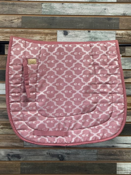 USED Equine Couture Dressage Pad Horse Dusty Rose