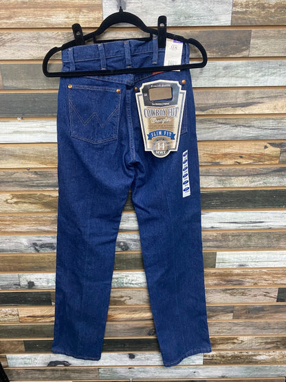 USED Wrangler Slim Fit Straight Leg 14 Dark Wash