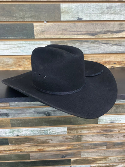 USED Serratelli Hat Co 4x Felt Hat 7 1/4 Black