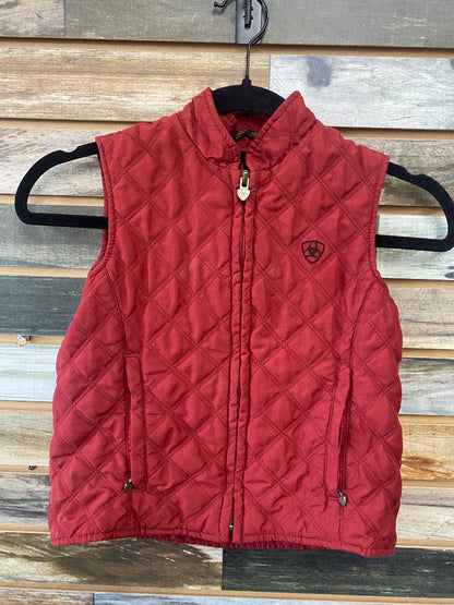 USED Youth Ariat Floral and Maroon