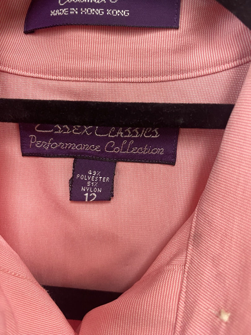 USED Essex Classics Youth Performance Top 12 Light Pink