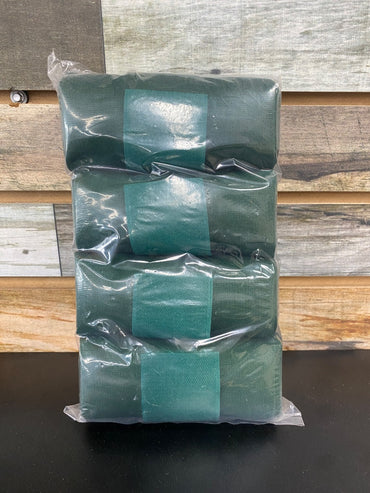 USED Equine Textiles Standing Wraps 12 ft. Hunter Green