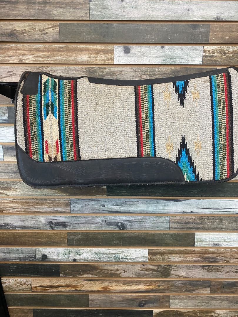 USED Weaver Felt Saddle Pad 30"x30" MultiColor