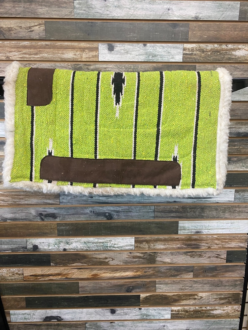 USED  Fleece Lined Pad 28"X30" Green