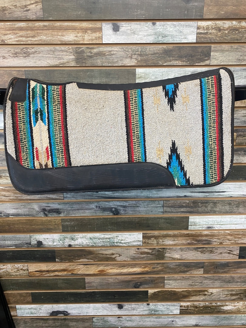 USED Weaver Felt Saddle Pad 30"x30" MultiColor