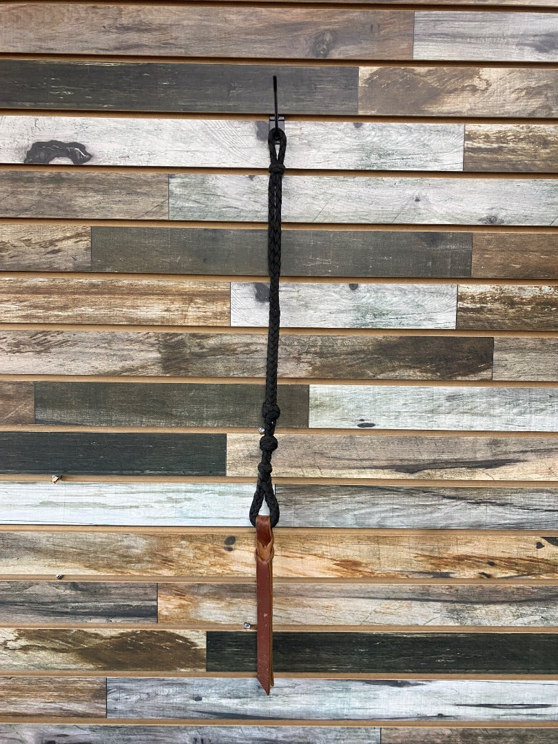 USED Golden Horseshoe Equestrian Used Over/Under Braided  Black