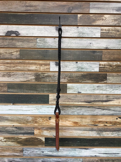 USED Golden Horseshoe Equestrian Used Over/Under Braided  Black